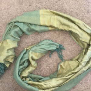Green Cashmere Pashmina Scarf